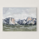 "Yosemite in Blue" Art Print