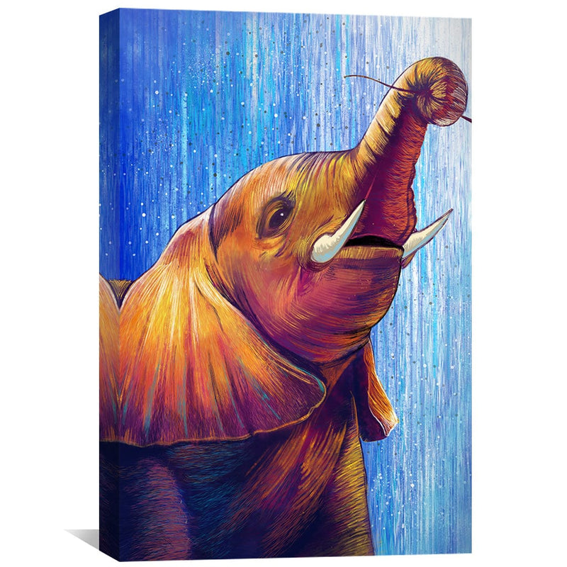 Young Elephant Canvas