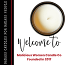 Malicious Women Co Thank You For Being My Shovel Friend 9oz Funny Candle – Scented Soy Candle Home Fragrance by Malicious Women Co.
