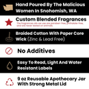 Malicious Women Co. DD-214 9oz Funny Soy Candle Clean Burning Long Lasting Sarcastic Military Gift Home Fragrance Aroma Candle by Malicious Women Co.