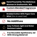 Malicious Women Co. Chaos Witch 9oz Soy Candle | Bold Aromatherapy Candle Clean Burn 40+ Hr Gift Home Fragrance by Malicious Women Co.