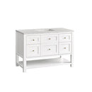 James Martin Breckenridge 48" Single Bathroom Vanity, Bright White