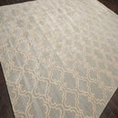 9x12 Gray, Beige Hand Tufted 100% Wool Modern & Contemporary Persian Oriental Area Rug