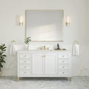 James Martin Chicago 60" Single Bathroom Vanity, Glossy White