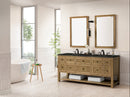 James Martin Breckenridge 72" Double Bathroom Vanity, Light Natural Oak