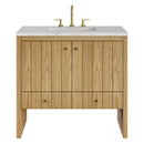 James Martin Hudson 36" Single Bathroom Vanity, Light Natural Oak