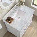 James Martin Lorelai 36" Single Bathroom Vanity, Bright White