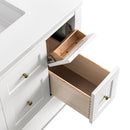 James Martin Breckenridge 36" Single Bathroom Vanity, Bright White