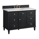 James Martin Lorelai 48" Single Bathroom Vanity, Black Onyx