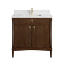 James Martin Kinnsden 36" Single Bathroom Vanity, Sable Oak