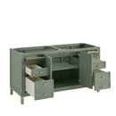 James Martin Chicago 60" Double Vanity Cabinet, Smokey Celadon