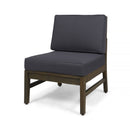 Perla 3 Seater Sofa and Table Set, Dark by HouseOfZazla