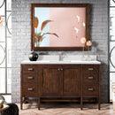 James Martin Addison 60" Single Bathroom Vanity, Mid-Century Acacia
