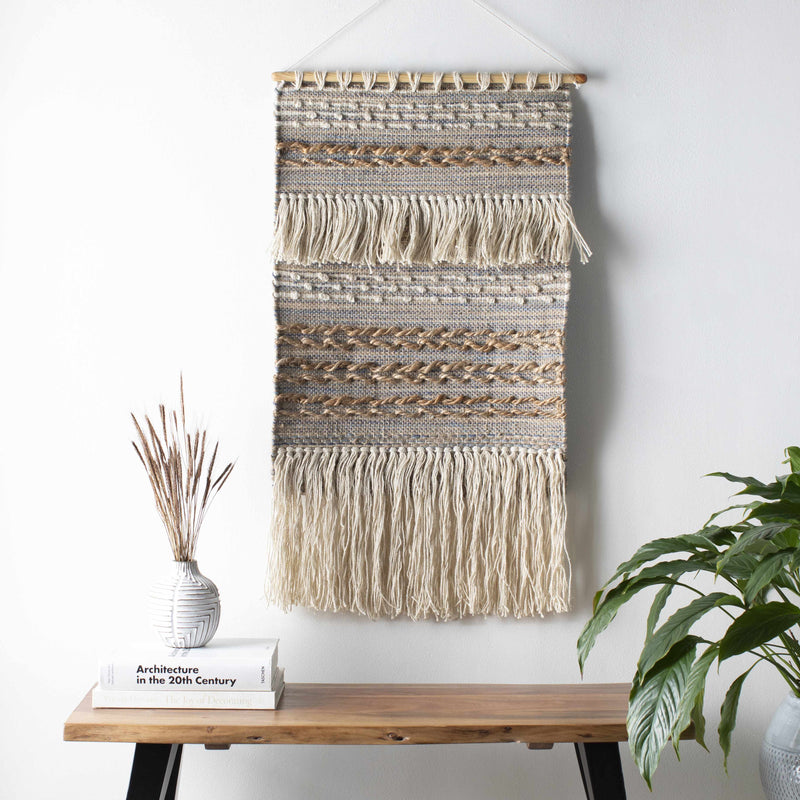 Acklington Jute Woven Boho Wall Hanging