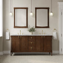 James Martin Kinnsden 72" Double Bathroom Vanity, Sable Oak