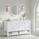 James Martin Terra 30" Mirror, Limestone