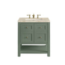James Martin Breckenridge 30" Single Bathroom Vanity, Smokey Celadon