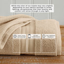 100% Cotton Premium Bath Towel Set - Chiara Collection by Great Bay Home