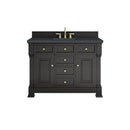 James Martin Brookfield 48" Single Bathroom Vanity, Black Onyx