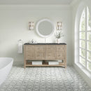 James Martin Breckenridge 60" Single Bathroom Vanity, Whitewashed Oak
