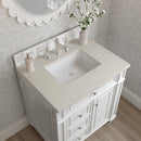 James Martin Bristol 30" Single Bathroom Vanity, Bright White