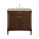 James Martin Kinnsden 36" Single Bathroom Vanity, Sable Oak