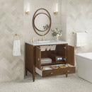 James Martin Myrrin 36" Single Bathroom Vanity, Mid-Century Walnut