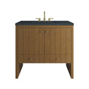 James Martin Hudson 36" Single Bathroom Vanity, Honey Oak