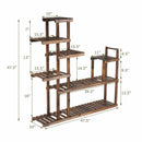7-Tier Flower Wood Stand Plant Display Rack Storage Shelf by LJGDeals