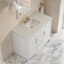 James Martin Bellshire 48" Single Bathroom Vanity, Bright White