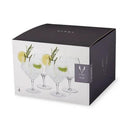 Raye Angled Crystal Gin & Tonic Glasses Set of 4 by Viski