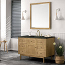 James Martin Laurent 48" Dual Mount Single Bathroom Vanity, Light Natural Oak