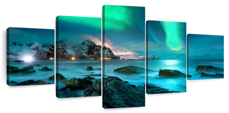 Stunning Lofoten Aurora Borealis Wall Art