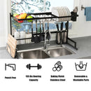 2 Tier Stainless Steel Over Sink Dish Drainer by LJGDeals