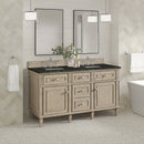 James Martin Lorelai 60" Double Bathroom Vanity, Whitewashed Oak