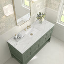 James Martin Breckenridge 60" Single Bathroom Vanity, Smokey Celadon