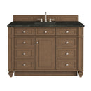 James Martin Bristol 48" Single Bathroom Vanity, Saddle Brown