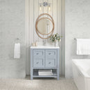 James Martin Breckenridge 30" Single Bathroom Vanity, Serenity Blue