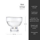 Crystal Mezcal Glasses Set of 2 by Viski