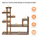 7-Tier Flower Wood Stand Plant Display Rack Storage Shelf by LJGDeals