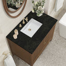James Martin Myrrin 36" Single Bathroom Vanity, Mid-Century Walnut