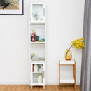 71 Inch Tall Tower Bathroom Storage Cabinet and Organizer Display Shelves for Bedroom by LJGDeals