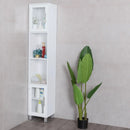 71 Inch Tall Tower Bathroom Storage Cabinet and Organizer Display Shelves for Bedroom by LJGDeals