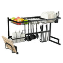 2 Tier Stainless Steel Over Sink Dish Drainer by LJGDeals