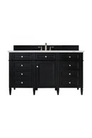James Martin Brittany 60" Single Bathroom Vanity, Black Onyx