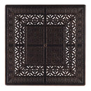 Black Aluminum Fire Table Set with Four Club Chairs