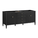 James Martin Myrrin 72" Single Bathroom Vanity, Carbon Oak
