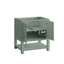 James Martin Breckenridge 30" Single Bathroom Vanity, Smokey Celadon