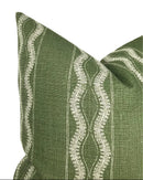 Zanzibar Pillow Cover in Green, Peter Dunham Textiles