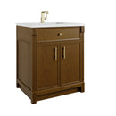 James Martin Bellshire 30" Single Bathroom Vanity, Honey Oak